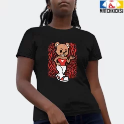 T-Shirt - Nike Dunk Low EMB NBA 75th Anniversary Chicago - Sneaker-Matching T-Shirt (Match Kicks Sexy Bear) -Nike Dunk shop online mockupGenerator 4593