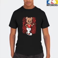 T-Shirt - Nike Dunk Low EMB NBA 75th Anniversary Chicago - Sneaker-Matching T-Shirt (Match Kicks Sexy Bear) -Nike Dunk shop online mockupGenerator 4596