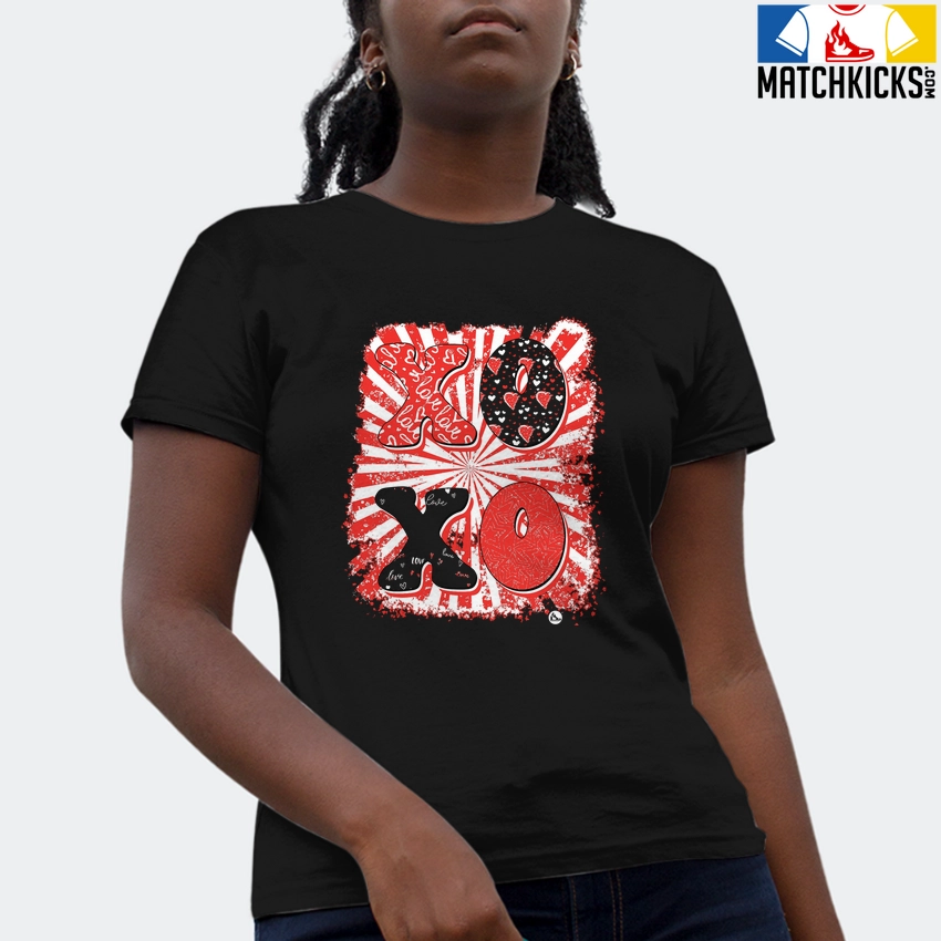 T-Shirt - Nike Dunk Low EMB NBA 75th Anniversary Chicago - Sneaker-Matching T-Shirt (XOXO) 4 T-Shirt - Nike Dunk Low EMB NBA 75th Anniversary Chicago - Sneaker-Matching T-Shirt (XOXO) - Image 2