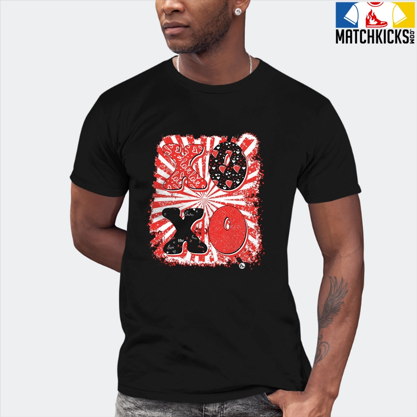 T-Shirt - Nike Dunk Low EMB NBA 75th Anniversary Chicago - Sneaker-Matching T-Shirt (XOXO) 7 T-Shirt - Nike Dunk Low EMB NBA 75th Anniversary Chicago - Sneaker-Matching T-Shirt (XOXO) - Image 5