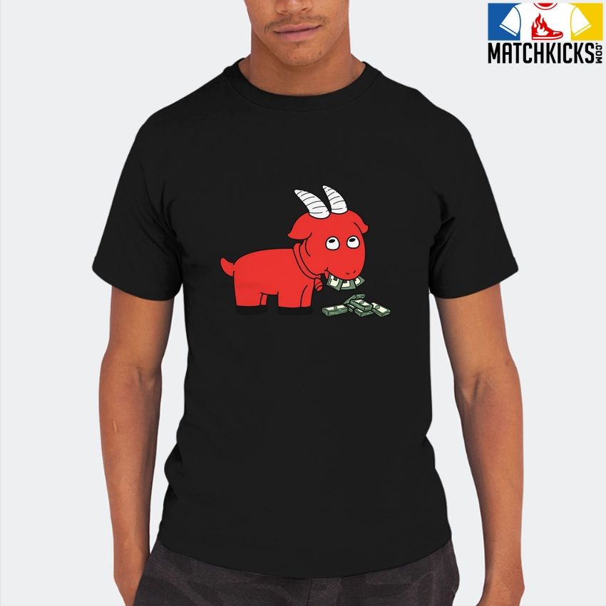 T-Shirt - Nike Dunk Low EMB NBA 75th Anniversary Chicago - Sneaker-Matching T-Shirt (GOAT MONEY) 8 T-Shirt - Nike Dunk Low EMB NBA 75th Anniversary Chicago - Sneaker-Matching T-Shirt (GOAT MONEY) - Image 6