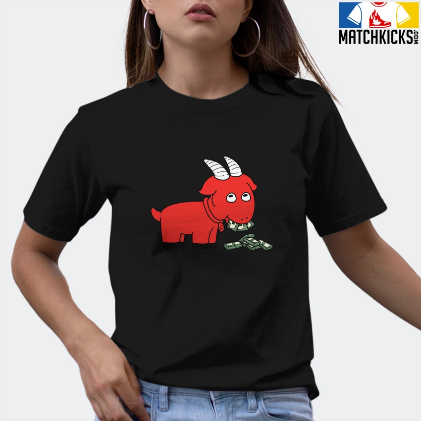 T-Shirt - Nike Dunk Low EMB NBA 75th Anniversary Chicago - Sneaker-Matching T-Shirt (GOAT MONEY) 9 T-Shirt - Nike Dunk Low EMB NBA 75th Anniversary Chicago - Sneaker-Matching T-Shirt (GOAT MONEY) - Image 7