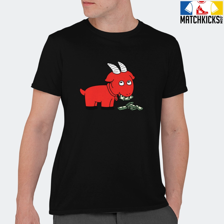 T-Shirt - Nike Dunk Low EMB NBA 75th Anniversary Chicago - Sneaker-Matching T-Shirt (GOAT MONEY) 11 T-Shirt - Nike Dunk Low EMB NBA 75th Anniversary Chicago - Sneaker-Matching T-Shirt (GOAT MONEY) - Image 9