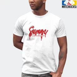 T-Shirt - Nike Dunk Low University Red (2020) - Sneaker-Matching T-Shirt (Savage Classy Bougie Ratchet) -Nike Dunk shop online mockupGenerator 4658