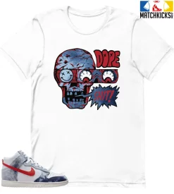 T-Shirt - Nike Dunk High Washed Denim Pack - Sneaker-Matching T-Shirt (DOPE SHIT)