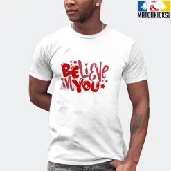 T-Shirt - Nike Dunk Low University Red (2020) - Sneaker-Matching T-Shirt (Believe In You) -Nike Dunk shop online mockupGenerator 4676