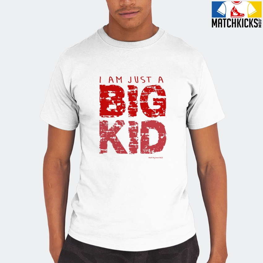 T-Shirt - Nike Dunk Low University Red (2020) - Sneaker-Matching T-Shirt (I Am Just A BIG KID) 8 T-Shirt - Nike Dunk Low University Red (2020) - Sneaker-Matching T-Shirt (I Am Just A BIG KID) - Image 6