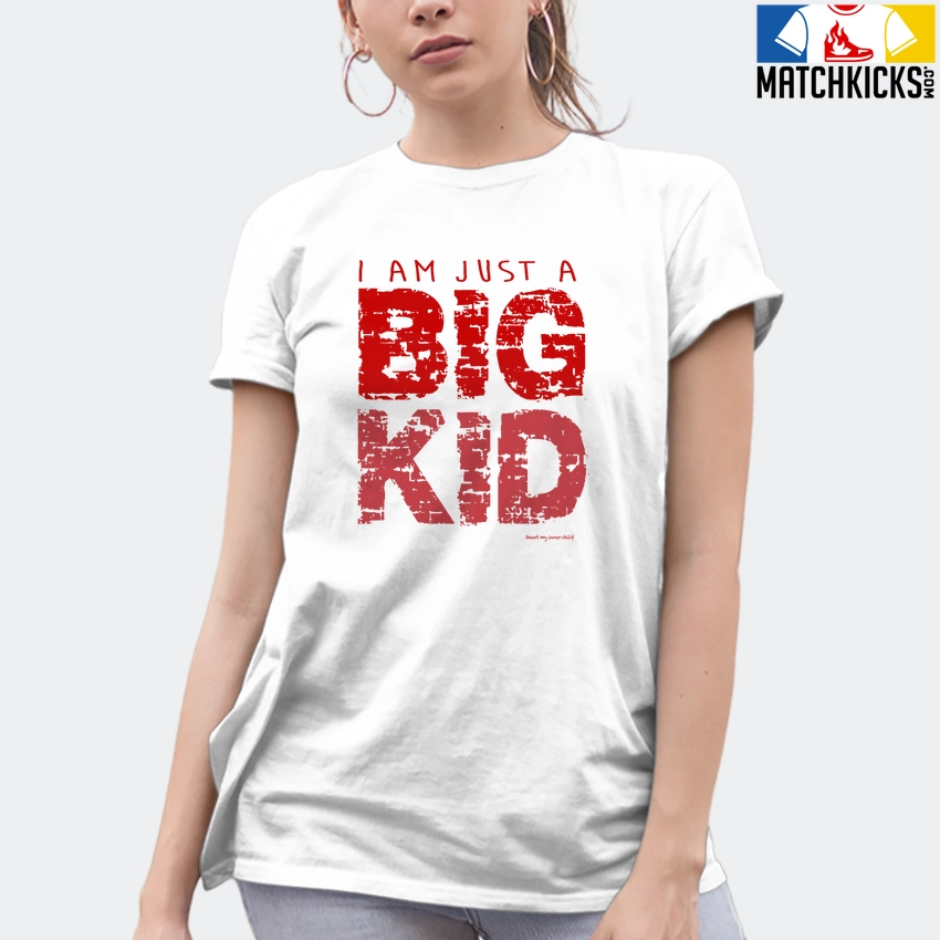 T-Shirt - Nike Dunk Low University Red (2020) - Sneaker-Matching T-Shirt (I Am Just A BIG KID) 10 T-Shirt - Nike Dunk Low University Red (2020) - Sneaker-Matching T-Shirt (I Am Just A BIG KID) - Image 8