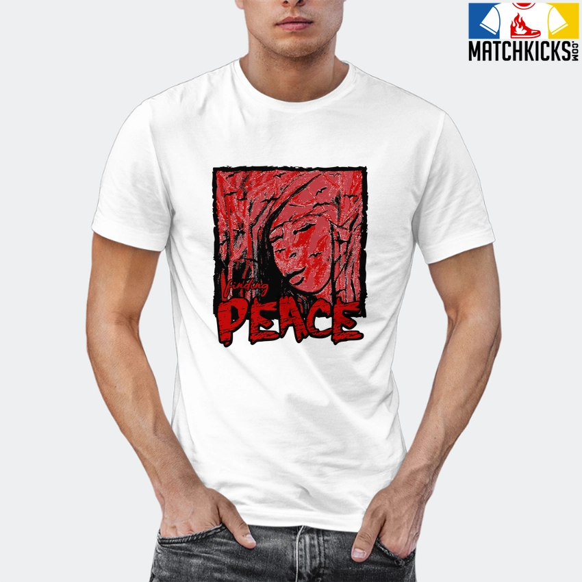 T-Shirt - Nike Dunk Low University Red (2020) - Sneaker-Matching T-Shirt (finding PEACE) 12 T-Shirt - Nike Dunk Low University Red (2020) - Sneaker-Matching T-Shirt (finding PEACE) - Image 10