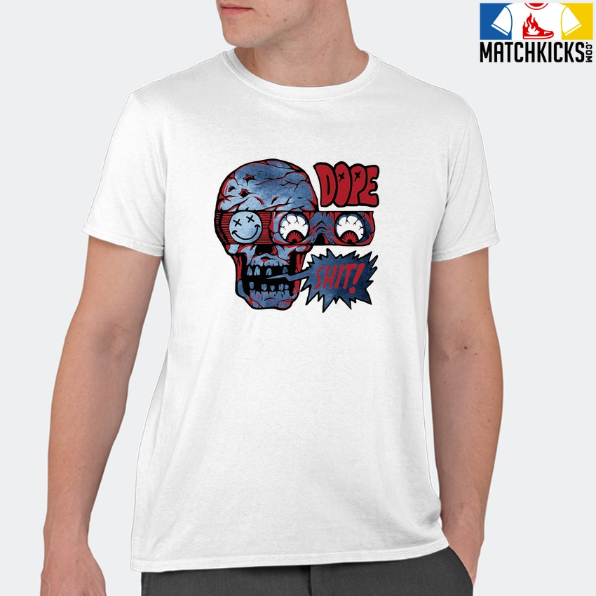 T-Shirt - Nike Dunk High Washed Denim Pack - Sneaker-Matching T-Shirt (DOPE SHIT) 11 T-Shirt - Nike Dunk High Washed Denim Pack - Sneaker-Matching T-Shirt (DOPE SHIT) - Image 9