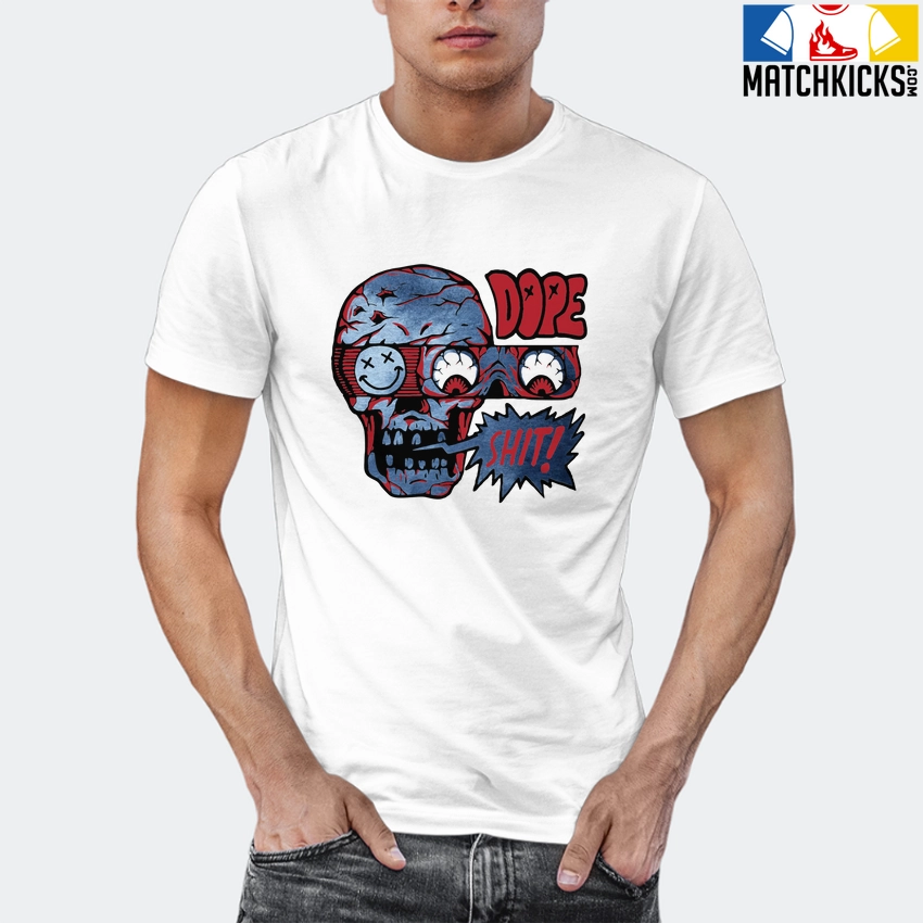 T-Shirt - Nike Dunk High Washed Denim Pack - Sneaker-Matching T-Shirt (DOPE SHIT) 12 T-Shirt - Nike Dunk High Washed Denim Pack - Sneaker-Matching T-Shirt (DOPE SHIT) - Image 10