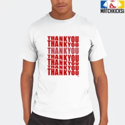 T-Shirt - Nike Dunk Low University Red (2020) - Sneaker-Matching T-Shirt (Thank You) -Nike Dunk shop online mockupGenerator 4767