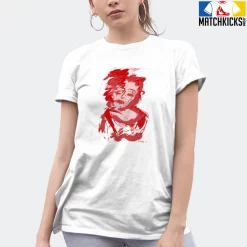 T-Shirt - Nike Dunk Low University Red (2020) - Sneaker-Matching T-Shirt (Marilyn Abstract) -Nike Dunk shop online mockupGenerator 4778