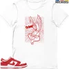 T-Shirt - Nike Dunk Low University Red (2020) - Sneaker-Matching T-Shirt (GONE) -Nike Dunk shop online mockupGenerator 4790