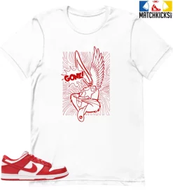 T-Shirt - Nike Dunk Low University Red (2020) - Sneaker-Matching T-Shirt (GONE)