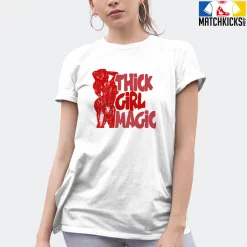 T-Shirt - Nike Dunk Low University Red (2020) - Sneaker-Matching T-Shirt (THICK GIRL MAGIC) -Nike Dunk shop online mockupGenerator 4814