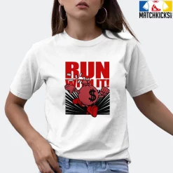 T-Shirt - Nike Dunk Low University Red (2020) - Sneaker-Matching T-Shirt (RUN WITH IT) -Nike Dunk shop online mockupGenerator 4831