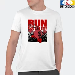 T-Shirt - Nike Dunk Low University Red (2020) - Sneaker-Matching T-Shirt (RUN WITH IT) -Nike Dunk shop online mockupGenerator 4833