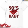 T-Shirt - Nike Dunk Low University Red (2020) - Sneaker-Matching T-Shirt (90's Baby Cassette) 2 T-Shirt - Nike Dunk Low University Red (2020) - Sneaker-Matching T-Shirt (90's Baby Cassette) -Nike Dunk shop online mockupGenerator 4844