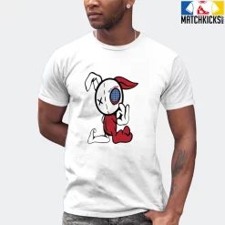 T-Shirt - Nike Dunk High Washed Denim Pack - Sneaker-Matching T-Shirt (Fresh Rabbit) -Nike Dunk shop online mockupGenerator 488