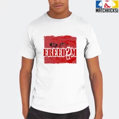 T-Shirt - Nike Dunk Low University Red (2020) - Sneaker-Matching T-Shirt (FREEDOM) -Nike Dunk shop online mockupGenerator 4938