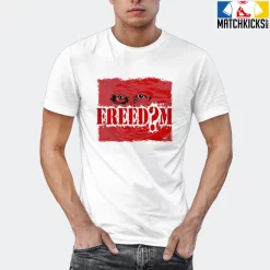 T-Shirt - Nike Dunk Low University Red (2020) - Sneaker-Matching T-Shirt (FREEDOM) -Nike Dunk shop online mockupGenerator 4942