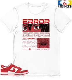 T-Shirt - Nike Dunk Low University Red (2020) - Sneaker-Matching T-Shirt (Error)