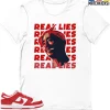 T-Shirt - Nike Dunk Low University Red (2020) - Sneaker-Matching T-Shirt (Real Lies) -Nike Dunk shop online mockupGenerator 4952