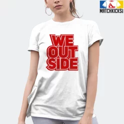 T-Shirt - Nike Dunk Low University Red (2020) - Sneaker-Matching T-Shirt (We Outside) -Nike Dunk shop online mockupGenerator 4976