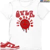 T-Shirt - Nike Dunk Low University Red (2020) - Sneaker-Matching T-Shirt (Over Stimulated) 2 T-Shirt - Nike Dunk Low University Red (2020) - Sneaker-Matching T-Shirt (Over Stimulated) -Nike Dunk shop online mockupGenerator 5024