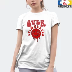 T-Shirt - Nike Dunk Low University Red (2020) - Sneaker-Matching T-Shirt (Over Stimulated) -Nike Dunk shop online mockupGenerator 5030