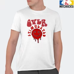 T-Shirt - Nike Dunk Low University Red (2020) - Sneaker-Matching T-Shirt (Over Stimulated) -Nike Dunk shop online mockupGenerator 5031