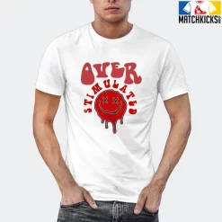 T-Shirt - Nike Dunk Low University Red (2020) - Sneaker-Matching T-Shirt (Over Stimulated) -Nike Dunk shop online mockupGenerator 5032