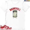 T-Shirt - Nike Dunk Low University Red (2020) - Sneaker-Matching T-Shirt (BANKROLL)