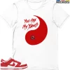 T-Shirt - Nike Dunk Low University Red (2020) - Sneaker-Matching T-Shirt (You Are My Yang)