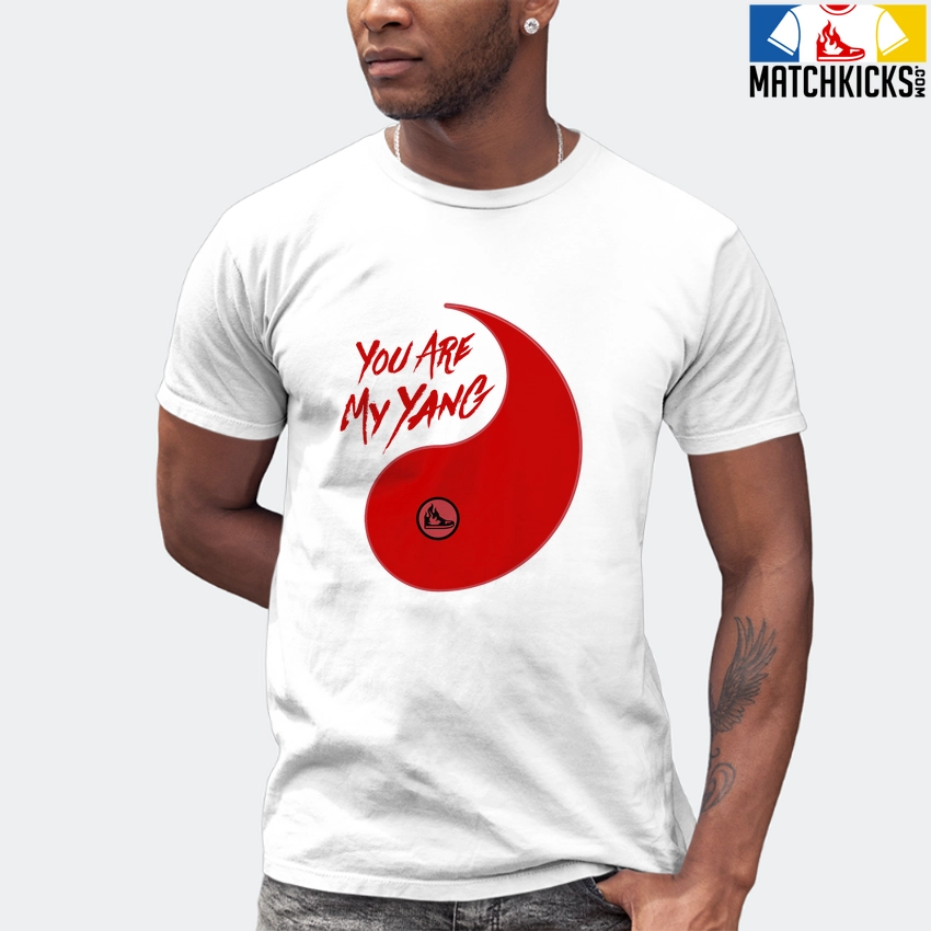 T-Shirt - Nike Dunk Low University Red (2020) - Sneaker-Matching T-Shirt (You Are My Yang) 7 T-Shirt - Nike Dunk Low University Red (2020) - Sneaker-Matching T-Shirt (You Are My Yang) - Image 5