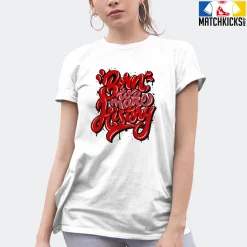 T-Shirt - Nike Dunk Low University Red (2020) - Sneaker-Matching T-Shirt (Born To Make History) -Nike Dunk shop online mockupGenerator 5066