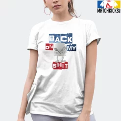 T-Shirt - Nike Dunk High Washed Denim Pack - Sneaker-Matching T-Shirt (Back On My Shit) -Nike Dunk shop online mockupGenerator 509