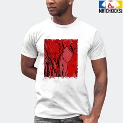 T-Shirt - Nike Dunk Low University Red (2020) - Sneaker-Matching T-Shirt (Abstract) -Nike Dunk shop online mockupGenerator 5098