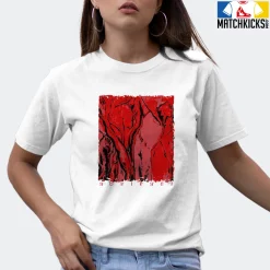 T-Shirt - Nike Dunk Low University Red (2020) - Sneaker-Matching T-Shirt (Abstract) -Nike Dunk shop online mockupGenerator 5100