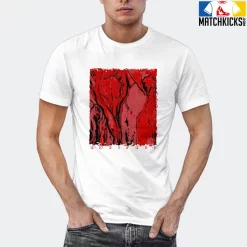 T-Shirt - Nike Dunk Low University Red (2020) - Sneaker-Matching T-Shirt (Abstract) -Nike Dunk shop online mockupGenerator 5103