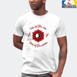 T-Shirt - Nike Dunk Low University Red (2020) - Sneaker-Matching T-Shirt (Live By The Sun Love By The Moon) -Nike Dunk shop online mockupGenerator 5143