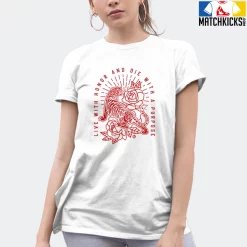 T-Shirt - Nike Dunk Low University Red (2020) - Sneaker-Matching T-Shirt (Live With Honor Die With Purpose) 19 T-Shirt - Nike Dunk Low University Red (2020) - Sneaker-Matching T-Shirt (Live With Honor Die With Purpose) -Nike Dunk shop online mockupGenerator 5155