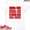 T-Shirt - Nike Dunk Low University Red (2020) - Sneaker-Matching T-Shirt (What You Get) -Nike Dunk shop online mockupGenerator 5167