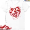 T-Shirt - Nike Dunk Low University Red (2020) - Sneaker-Matching T-Shirt (Love Is The Answer) 1 T-Shirt - Nike Dunk Low University Red (2020) - Sneaker-Matching T-Shirt (Love Is The Answer) -Nike Dunk shop online mockupGenerator 5212