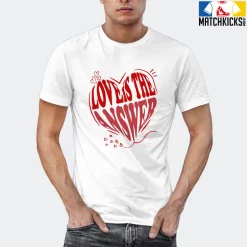 T-Shirt - Nike Dunk Low University Red (2020) - Sneaker-Matching T-Shirt (Love Is The Answer) -Nike Dunk shop online mockupGenerator 5220