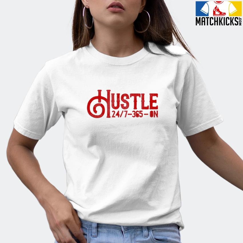 T-Shirt - Nike Dunk Low University Red (2020) - Sneaker-Matching T-Shirt (Hustle 247) 9 T-Shirt - Nike Dunk Low University Red (2020) - Sneaker-Matching T-Shirt (Hustle 247) - Image 7