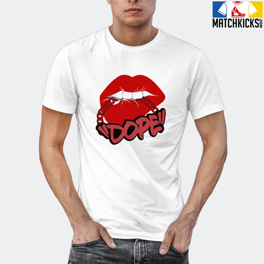 T-Shirt - Nike Dunk Low University Red (2020) - Sneaker-Matching T-Shirt (!!DOPE!!) 12 T-Shirt - Nike Dunk Low University Red (2020) - Sneaker-Matching T-Shirt (!!DOPE!!) - Image 10