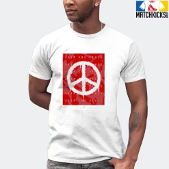 T-Shirt - Nike Dunk Low University Red (2020) - Sneaker-Matching T-Shirt (Keep The Peace) -Nike Dunk shop online mockupGenerator 5314