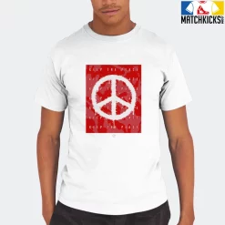 T-Shirt - Nike Dunk Low University Red (2020) - Sneaker-Matching T-Shirt (Keep The Peace) -Nike Dunk shop online mockupGenerator 5315